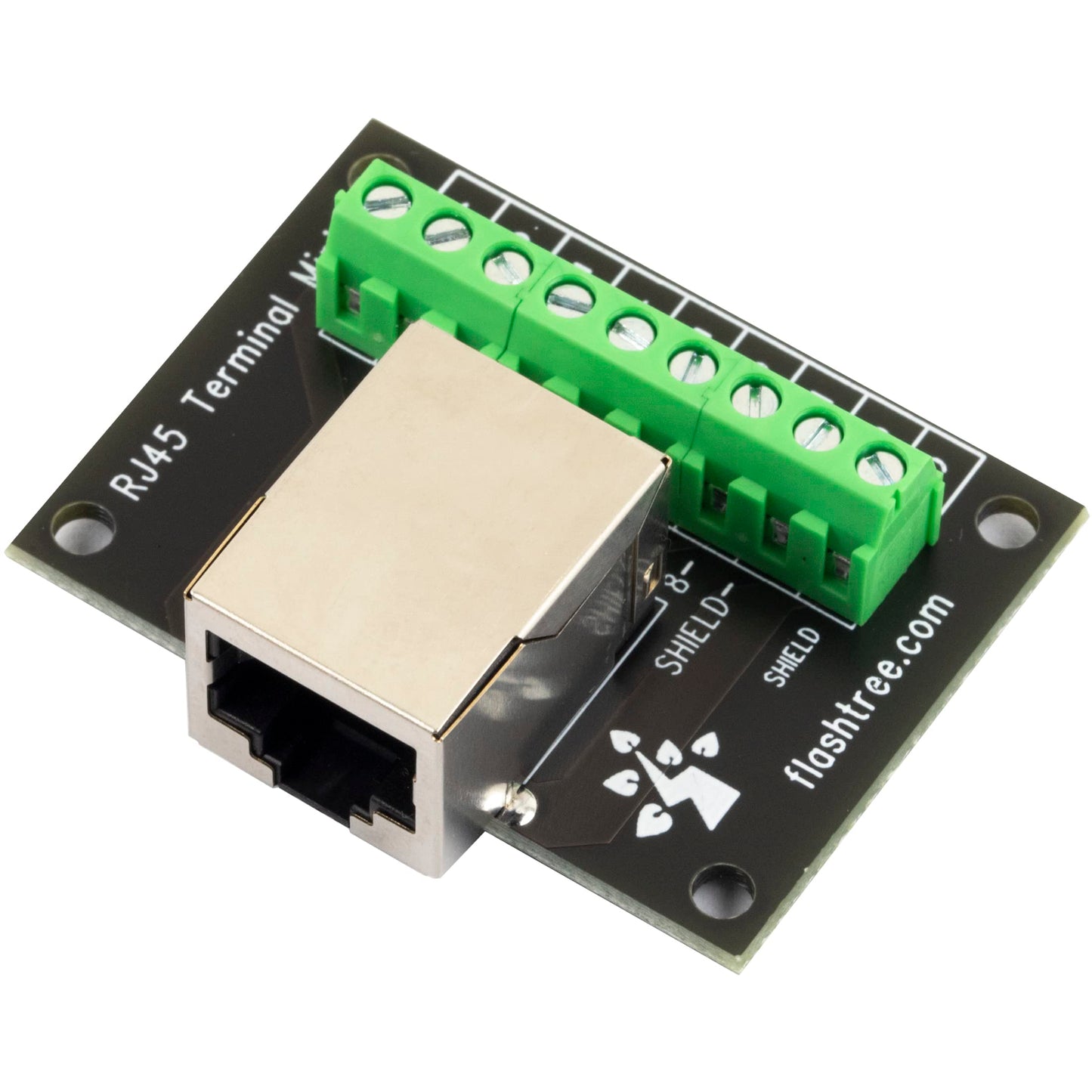 jujinglobal 2pcs RJ45 Mini Breakout Board with Screw Terminal 3.81mm Pitch Connector