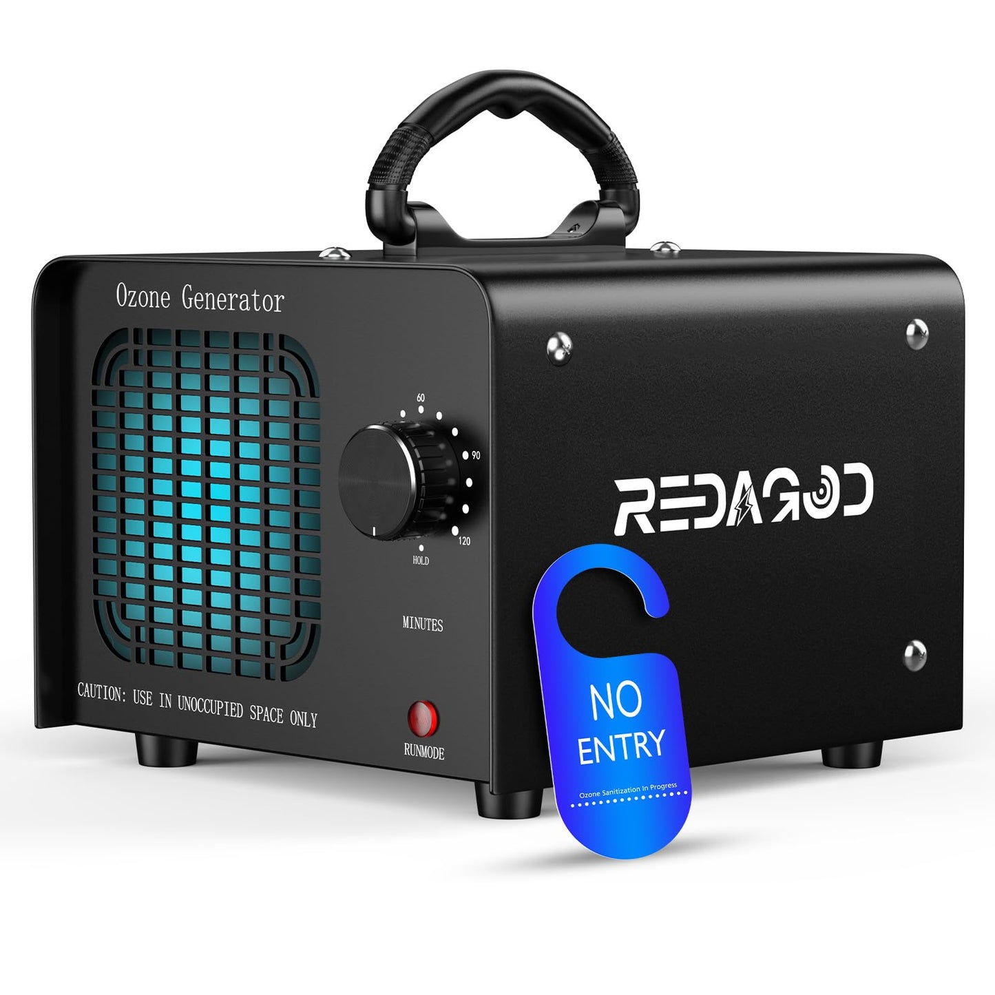 Redagod Ozone Generator, Ozone Machine, 4000 sq ft, 120-Min Timer, Black