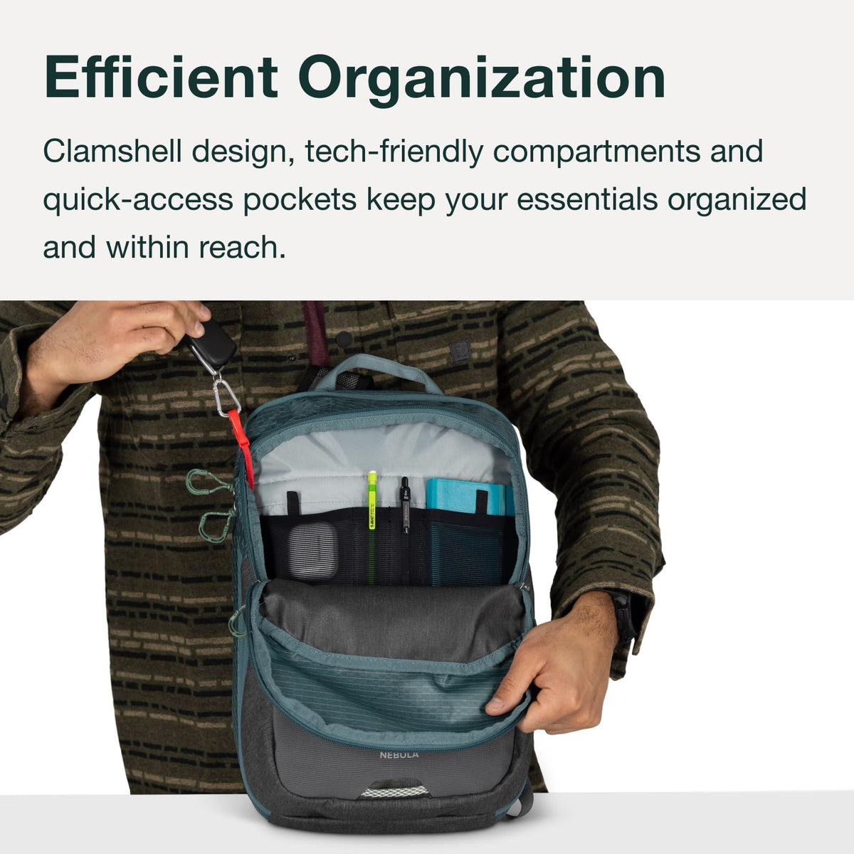 Osprey Nebula Shoulder Sling Bag, Black OS