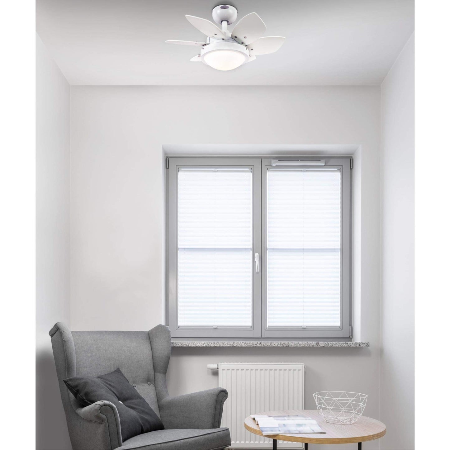 Westinghouse 7224700 Quince LED Ceiling Fan with Light, 24-Inch, White