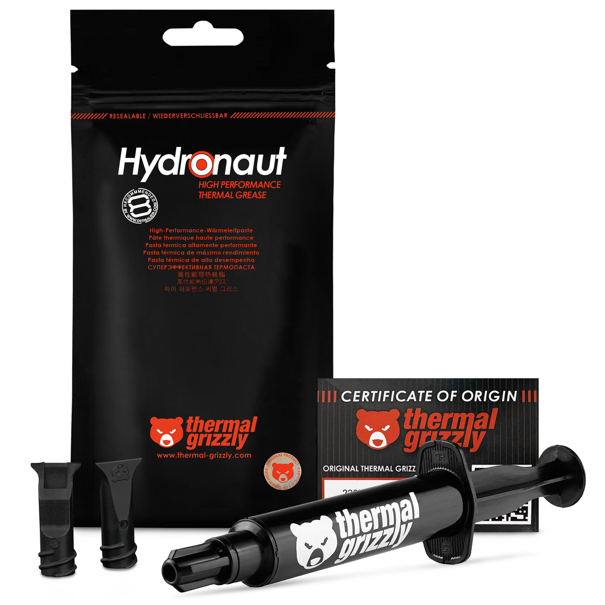 Thermal Grizzly Hydronaut - 7.8 Gram/3 ml - Conductive Thermal Paste