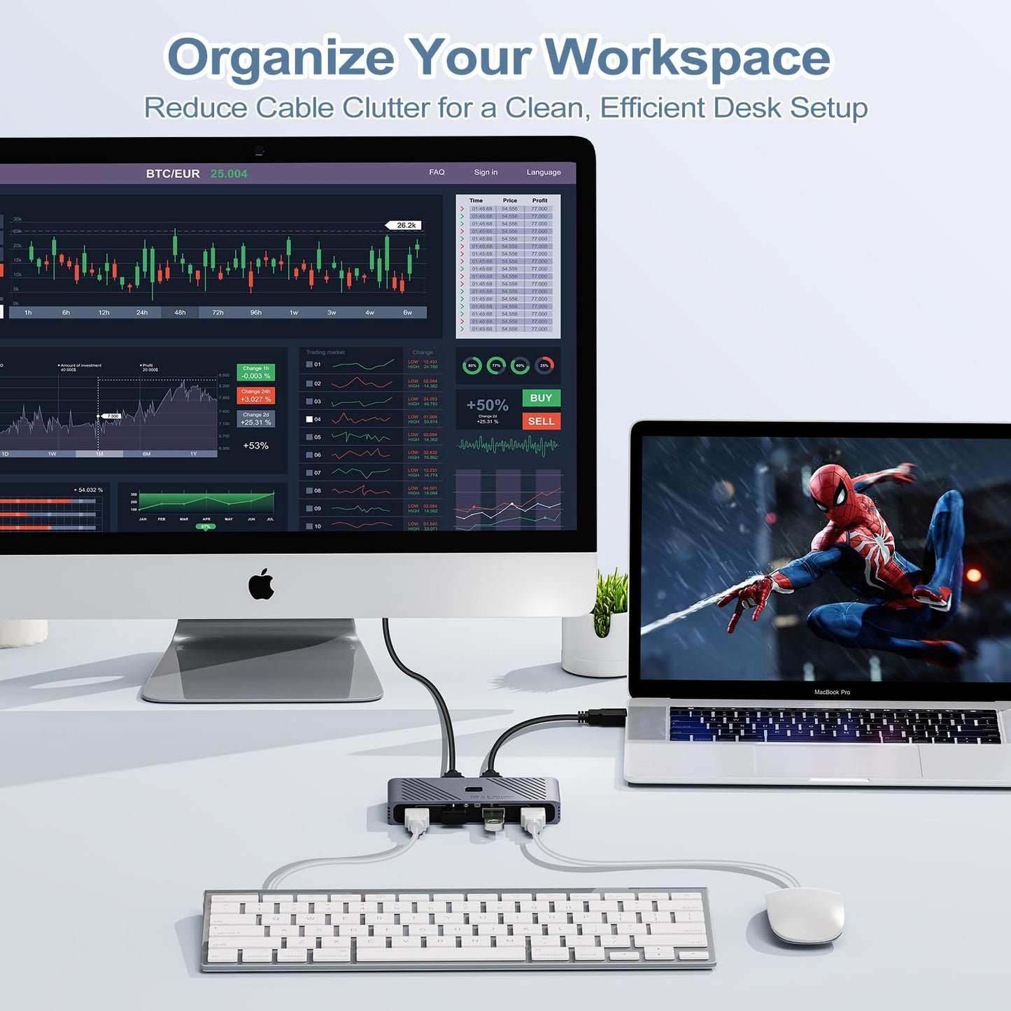 USB 3.0 Switch, 2 Computers Sharing 4 USB Devices, One-Button Switcher for Keyboard Mouse Printer Scanner, USB Peripheral Sharing Hub for PC Laptop