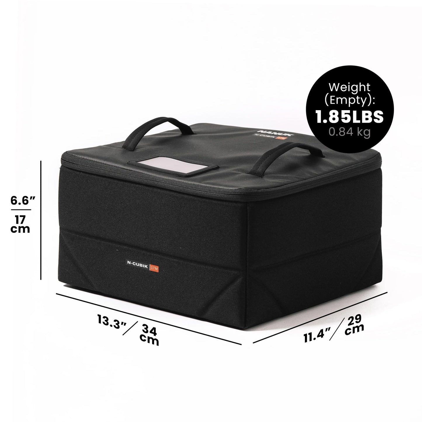NANUK N-Cubik 17M Camera Bag Insert - Medium Water-Resistant Cube - Shockproof Protective Camera Insert for Backpack - Perfect for Tech Gear