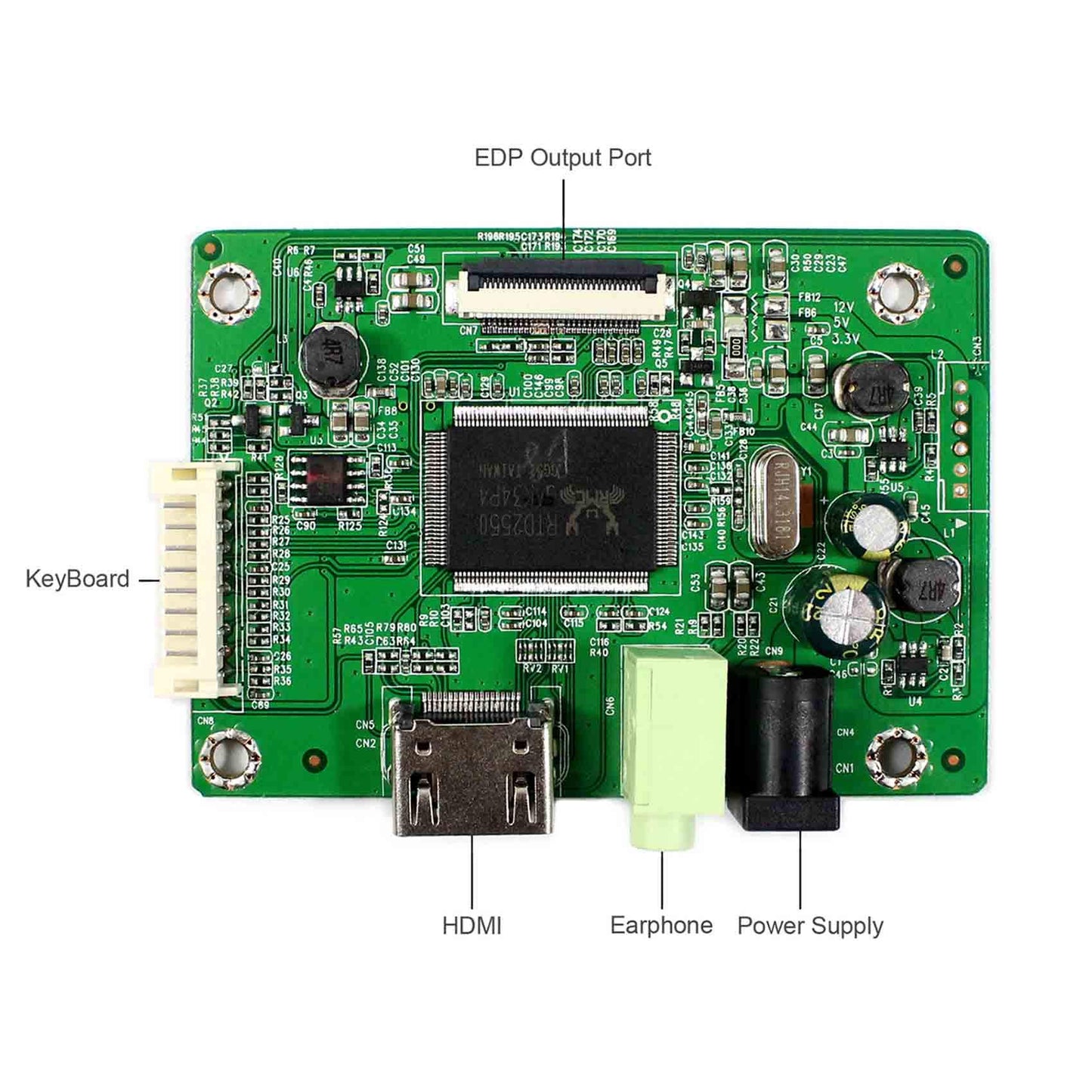 VSDISPLAY Board Work for 11.6" 13.3" 14" 15.6" 1366x768 N156BGE-EB2 N156BGE EB2 30Pin EDP LCD Screen