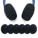 DleDan 3 Pairs Stretchable Fabric Headphone Covers/Washable Sanitary Ear pad,Earcup Earpad Covers Fit Most On Ear Headphones 8-11cm(3.14" - 4.33")