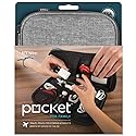 UT Wire Pocket for Family Travel Organizer Case with Zipper for Mobile Charger, Cable, Power Bank, SD Memory Card Accessories Holder