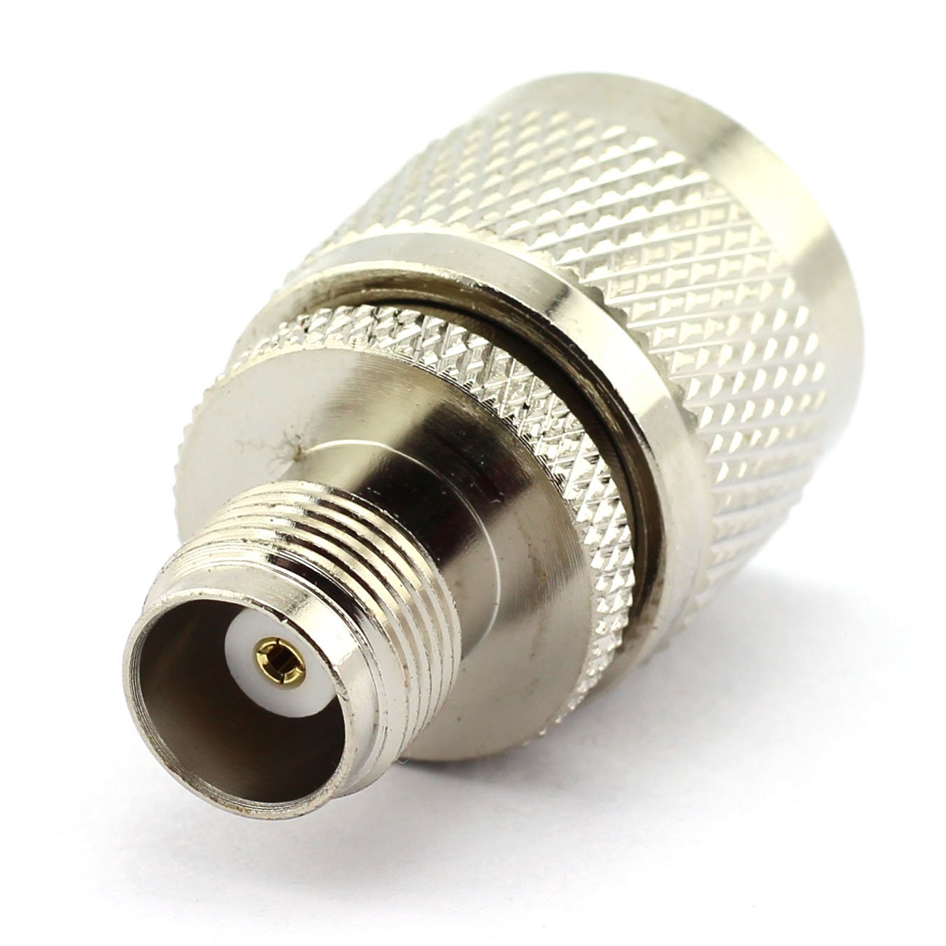 DGZZI 2-Pack UHF Male to TNC Female RF Coaxial Adapter UHF to TNC Coax Jack Connector