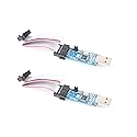 NOYITO 51 AVR ATMEGA8 Programmer USBASP USB ISP Downloader 10 Pin USB Programmer 3.3V 5V with Cable 6 inches Length Compatible with AVR ATMEGA8