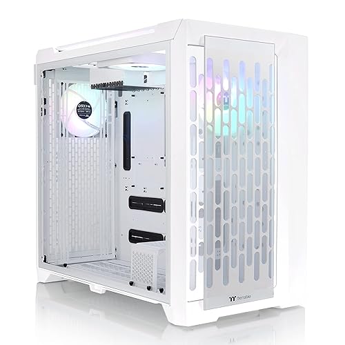Thermaltake CTE C750 TG ARGB Snow E-ATX Full Tower with Centralized Thermal Efficiency Design; 3x140mm White CT140 ARGB Fans Pre-Installed; Tempered
