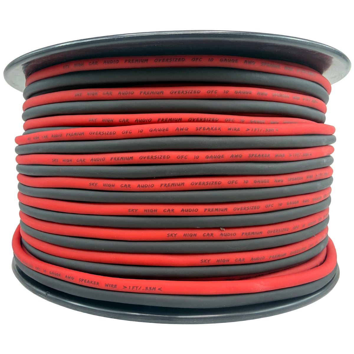 200' feet True 10 Gauge AWG OFC Speaker Wire Red/Black Car Home Audio