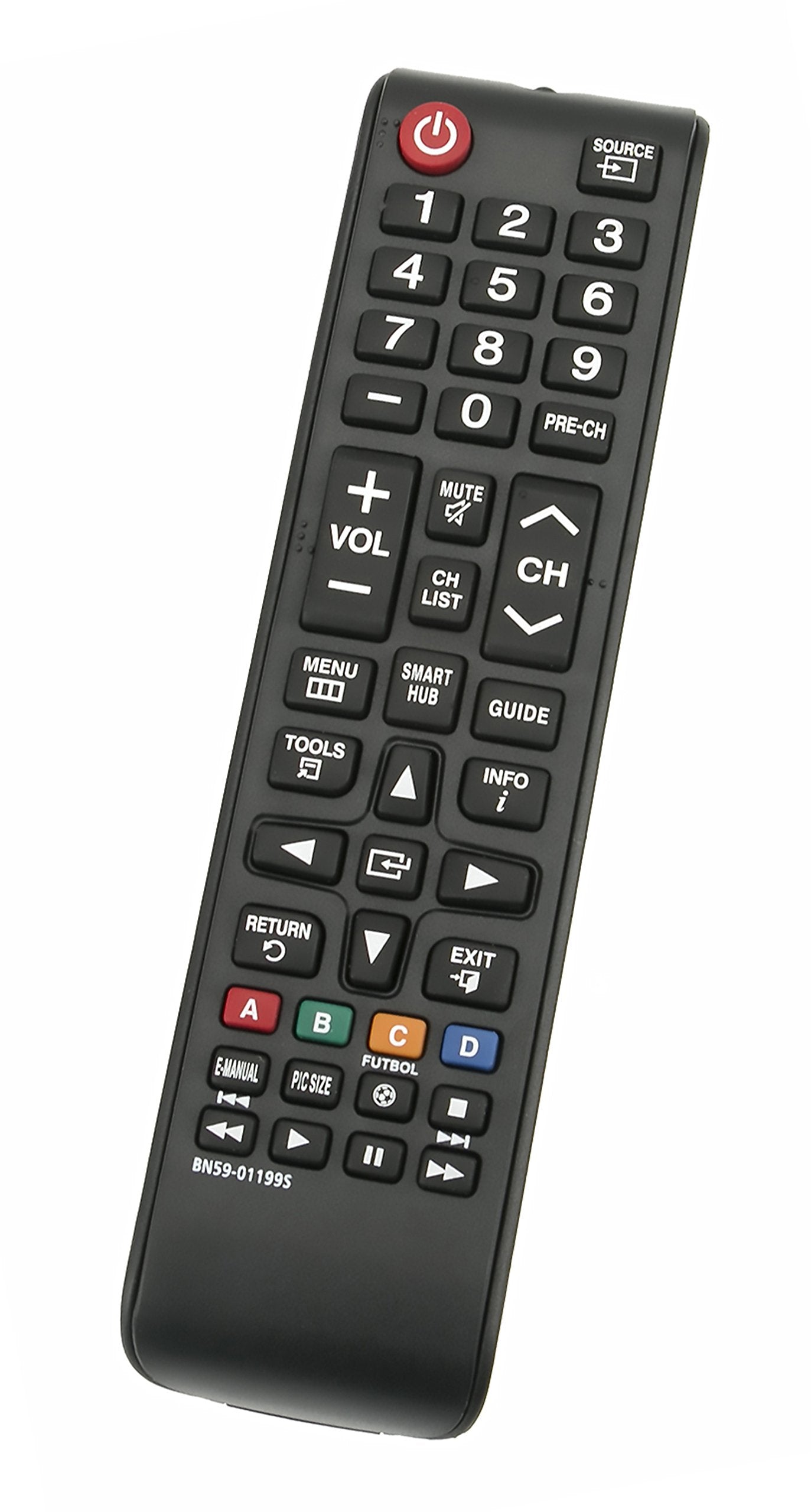 New BN59-01199S Replace Remote fit for Samsung Smart TV UN32J5205AF UN32J5205AFXZA UN40J6200AF UN40J6200AFXZA UN48J6200AF UN48J6200AFXZA UN50J6200AF