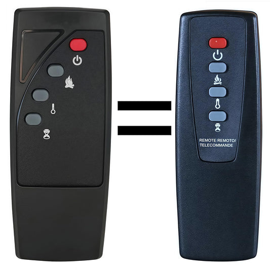 Replacement Remote Control for Twin Star 18EF023GRA 18EF023SRA 23EF023GRA 23EF023SRA 25EF023GRA 26EF023GRA ClassicFlame Classic Flame Electric