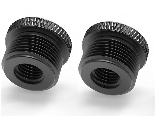 MxTong Mic Stand Adapter 3/8 Female to 5/8 Male Screw Adapter Knurled Thread Adapter for Microphone Stand Mount