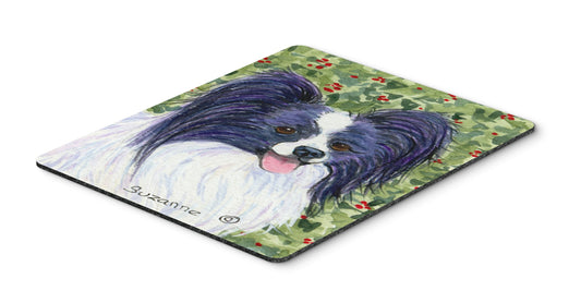 Caroline's Treasures SS8811MP Papillon Mouse Pad, Hot Pad or Trivet for Home Office Gaming Working Computers Laptop Mouse Mat,Washable Large Mousepad