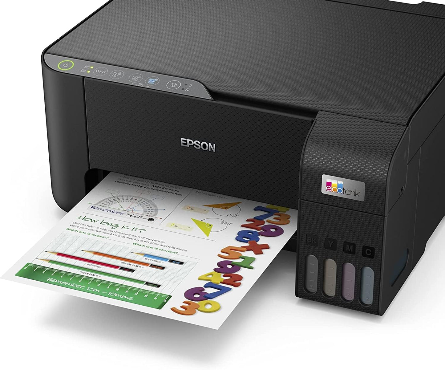 Epson EcoTank L3250 A4 Wi-Fi All-in-One Ink Tank Printer with Scan, Copy - Black, Medium