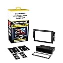 Scosche CR1289B Radio Install Dash Kit Compatible with Select 2005-08 Chrysler, Dodge & Jeep - Fits Double DIN or Single DIN with Storage Pocket - Car