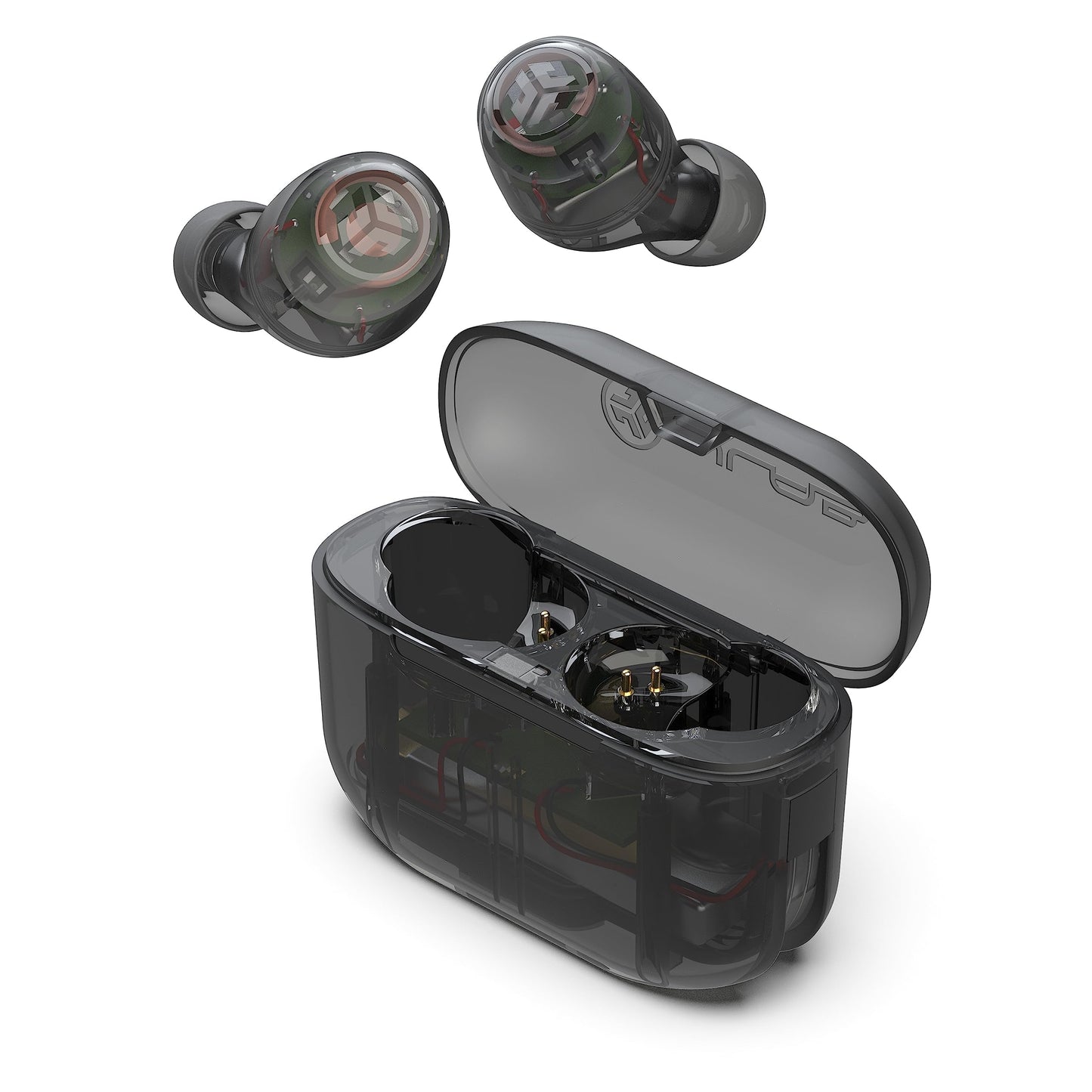 JLab Go Air Pop True Wireless Earbuds, in Ear Headphones, Bluetooth Earphones, Ear Buds with 32H Playtime, Bluetooth Earbuds with Microphone, USB