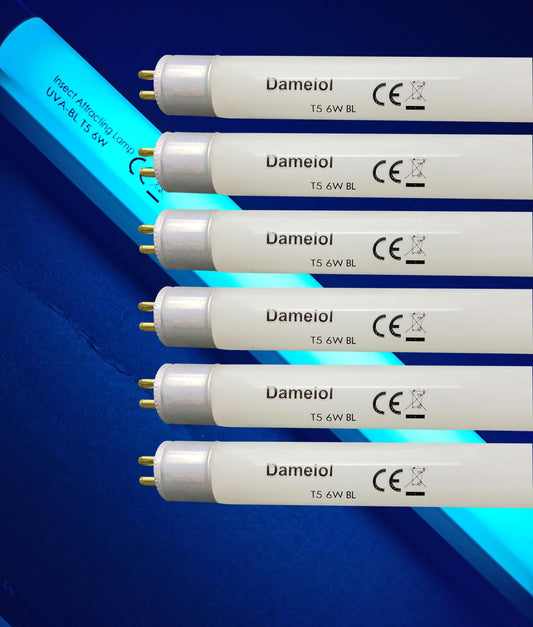32050 F6T5/BL Replacement Bulbs,T5 6W Fluorescent Light Tube 9''Length