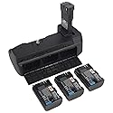 DSTE Blackmagic Design Pocket Cinema Camera 6K/4K Battery Grip with 3pcs LP-E6 Battery