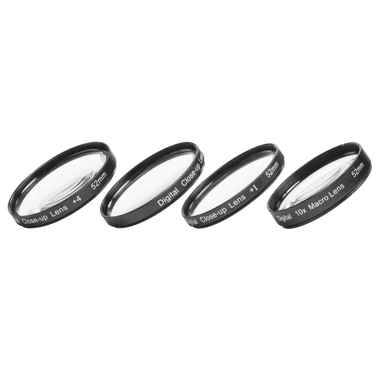 Sakar 52mm Close-Up Filter Set (+1, +2, +4 and +10 Diopters) Magnification Kit - Metal Rim