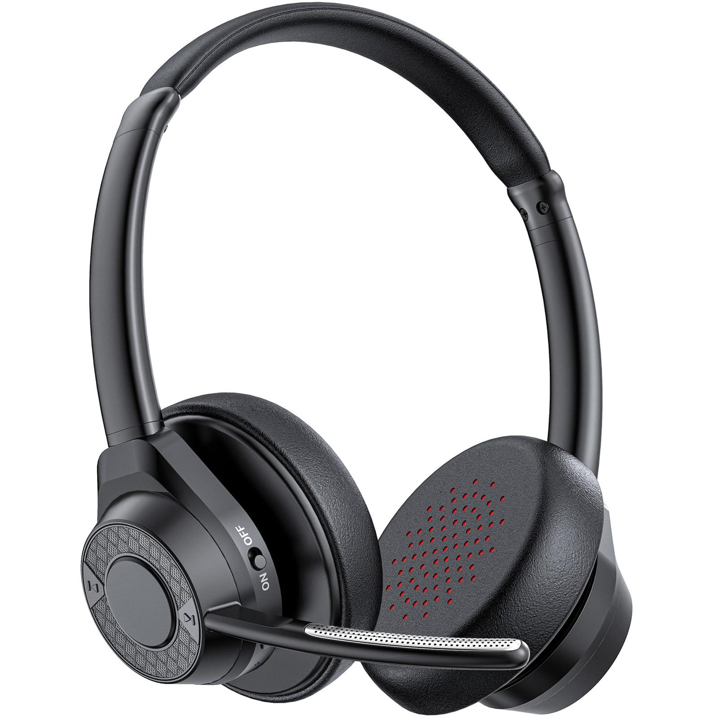 Bluetooth Headset, Wireless Bluetooth V5.4 Headphones with Microphone, Noise Canceling Multipoint Connect Wireless Headset with Mic…