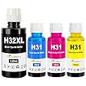 GREENPRINT 31 32XL Compatible Ink Bottle 6000 Page Black, 8000 Page CMY for Smart Tank 5000 5100 5101 5102 5103 5104 6001 6002 7001 7002 7301 7302