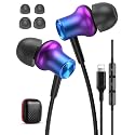 iMangoo Design for Apple MFi-Certified Wired Earbuds for Lightning Headphones Magnetic Wire Earphones Corded with Microphone Volume Control for iPhone