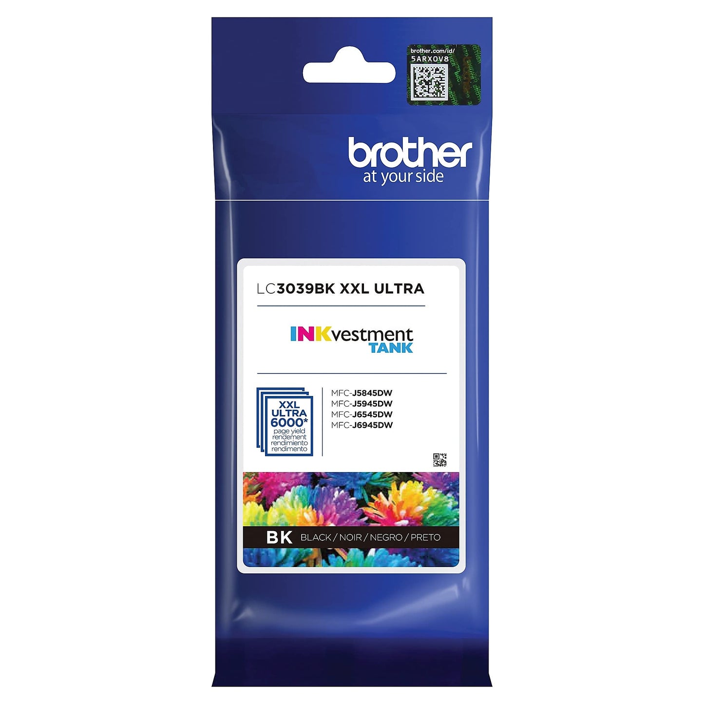 Brother LC3039BKS INKvestment Tank Ink Cartridge (Black) in Retail Packaging