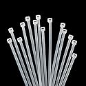 XINGO 1000 PCS 4 inch White Zip Ties, 18lb Strength, Small Tie Wraps Self-Locking Nylon Zip Ties for Indoor and Outdoor Use
