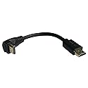 zdyCGTime 5 Inch HDMI Up Angle 90 Degree Vertical Right Cable -Supports 4K@60Hz, High Speed, HDMI 2.0 Ready - UHD, Ethernet & Audio Return - Video 4K