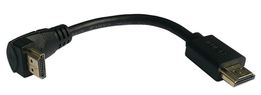zdyCGTime 5 Inch HDMI Up Angle 90 Degree Vertical Right Cable -Supports 4K@60Hz, High Speed, HDMI 2.0 Ready - UHD, Ethernet & Audio Return - Video 4K