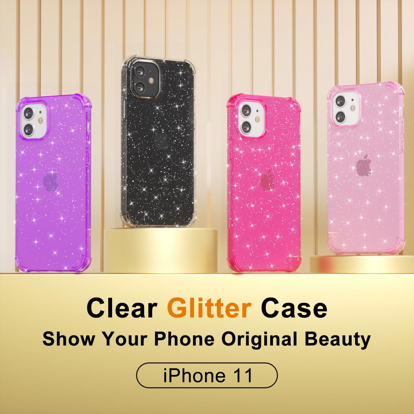 Svanove for iPhone 16 Case Silicone, Glossy Soft Rubber Gel Jelly Cute Protective Plastic Simple Plain Phone Case Cover for Women Girl, Slim Thin