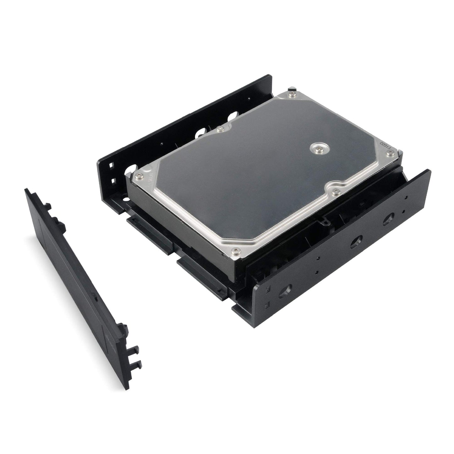Akasa 3.5" Device/SSD/HDD Adapter | 5.25" to 3.5" Bay Adapter | 2.5/3.5 Inch Hard Drive Enclosure | SSD Mounting Bracket | for 5.25 inch PC Front Bay