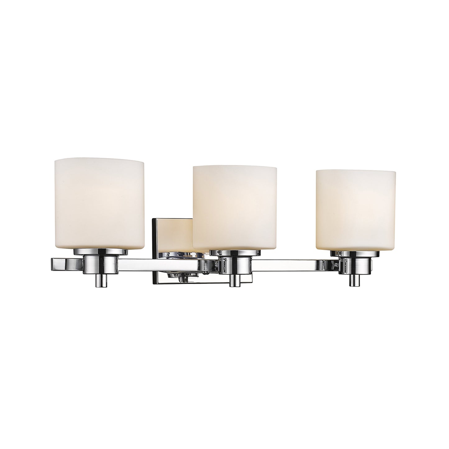 Chloe CH821036CM24-BL3 Vanity Bath Light Fixture, Chrome, 7.48 x 24 x 6.65 x Inch