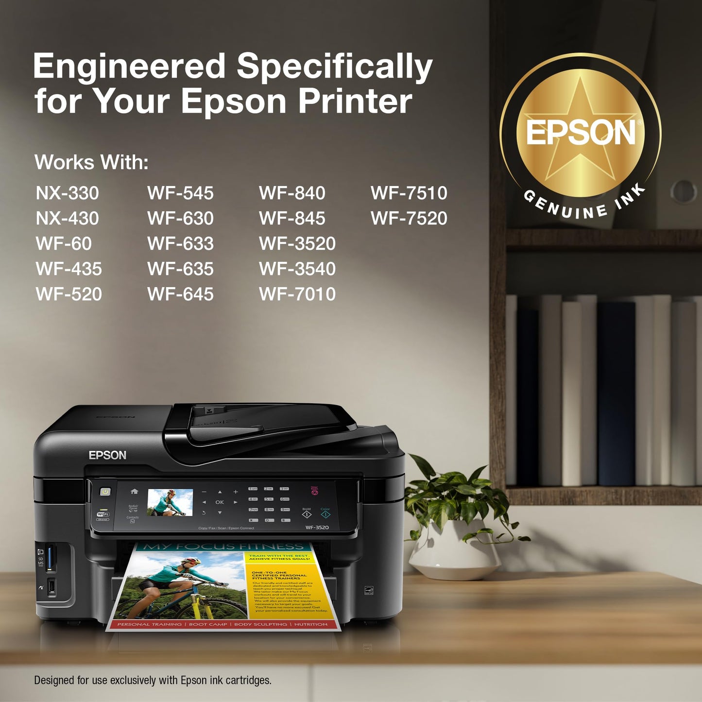 EPSON 126 DURABrite Ultra Ink Color Combo Pack For WF-3520, 3530, 3540, 520, 545, 630, 633, 635, 645, 7010, 7510, 7520, 840, 845 and other select