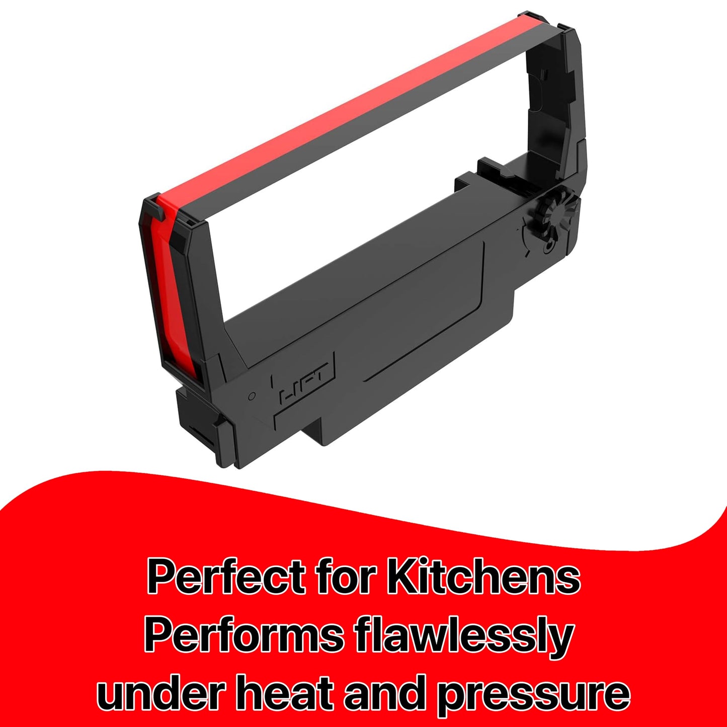 ERC-30 34 38 Ribbon Ink Cartridge Receipt Printer Black and Red, ERC30 Compatible with Epson Printer SNBC BTP-M280, BTP-M280A, BTP-M280B, BTP-M280D