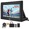 VEVOR 16FT Inflatable Projector Screen, Inflatable Movie Screen Outdoor with 250W Air Blower Projector Screen Oxford Fabric Material Blow Up Screen
