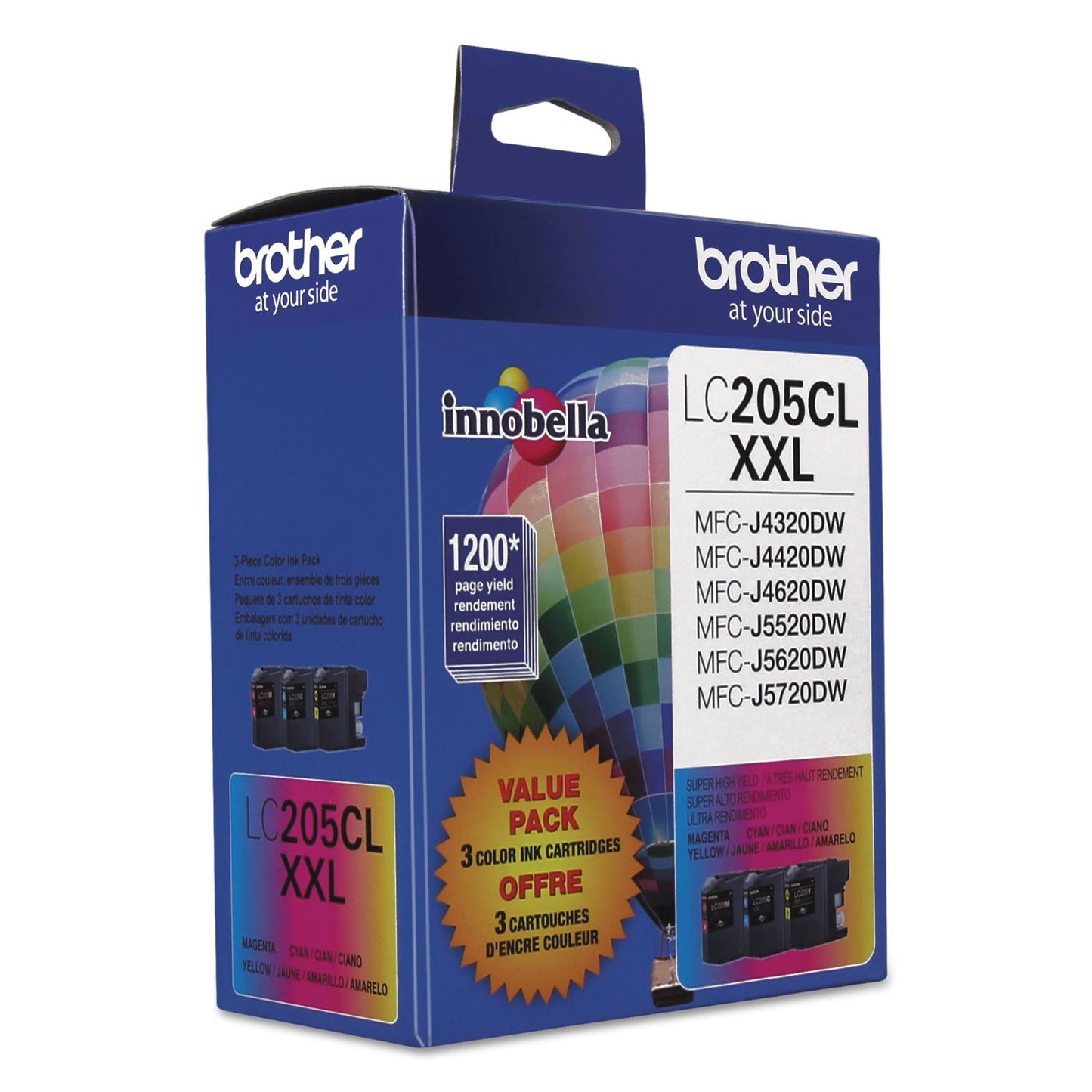 BRTLC2053PKS - Brother Innobella LC2053PKS Ink Cartridge - Cyan, Magenta, Yellow
