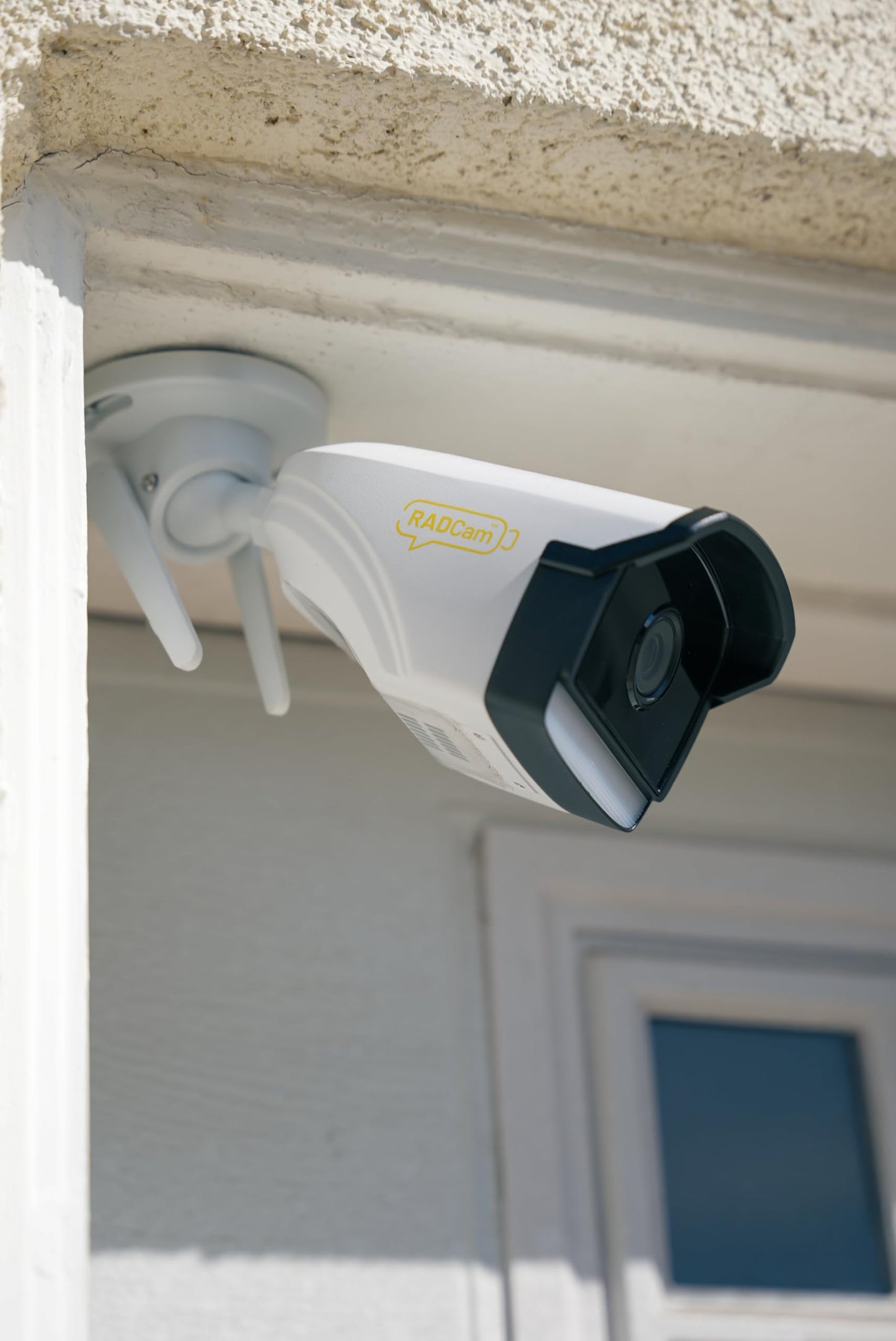 RADCam - World’s First Talking AI Home Camera System, AI-Powered Talking Camera with Two-Way Audio, White (3-Pack)