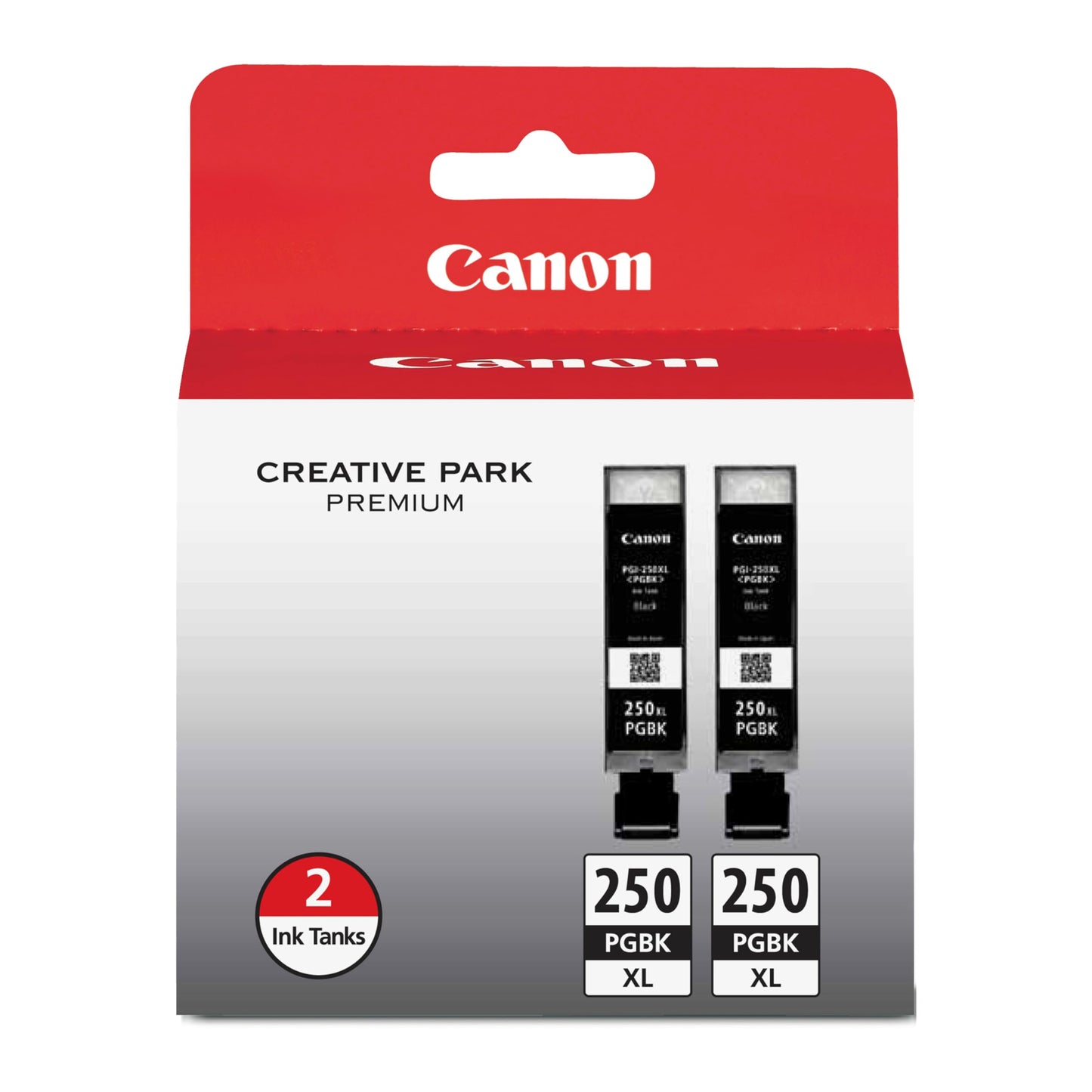 Canon PGI-250XL Genuine Black Twin Pack, Compatible with MG6320, iP7220 & MG5420, MX922, MG7120, MG6420, MG5520, MG7520, MG6620, and MG5620 (Optional)