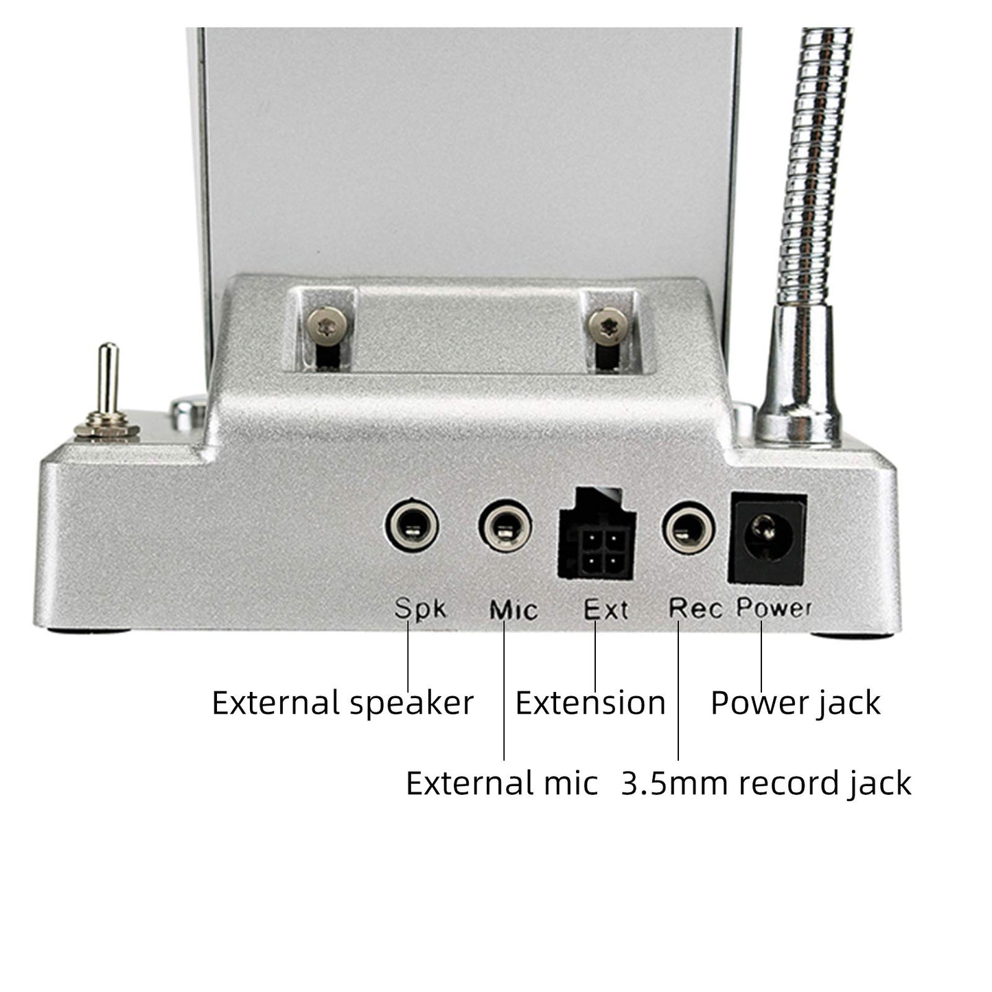Retekess TW102 Window Intercom,Intercom System,8M Microphone,Connect Wireless Mic,Speaker for School,Hospital,Express(3 Pack)
