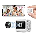 Vnmkp 2025 Upgraded Security Camera, Wireless Surveillance Camera, 4K HD Mini Nanny Cam for Home (with Night Vision) WiFi Indoor Camera(Video Only)