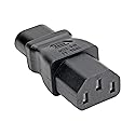 Tripp Lite Power Cord Adapter (C8 to C13 Adapter), 10A, 125V, Black (P003-000)