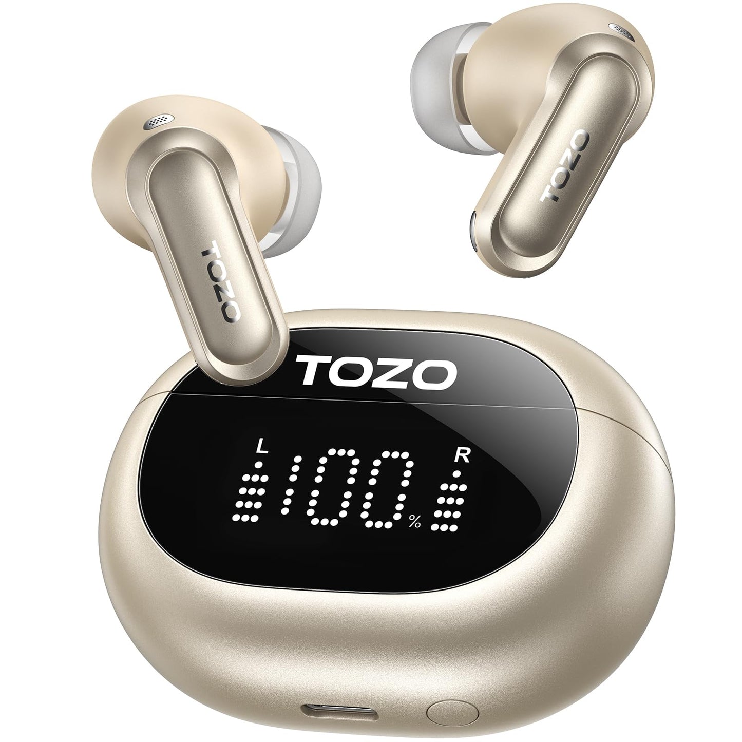 TOZO NC20 Active Noise Cancelling Wireless Earbuds LDAC Hi-Res Bluetooth