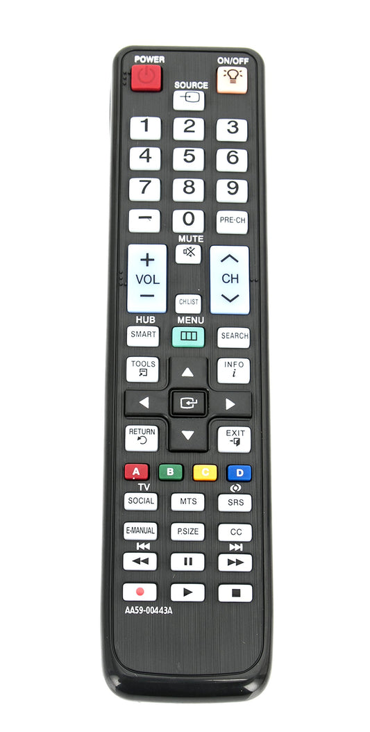 New AA59-00443A Replaced Remote fit for Samsung LED TV 6000 Series 6050 Series UN40D6000 UN46D6000 UN55D6000 UN40D6050 UN32D6300 UN32D6000SF