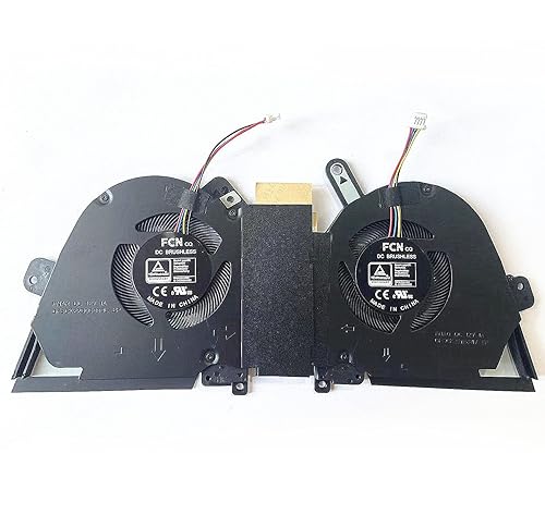 Fleshy Leaf New CPU+GPU Cooling Fan for Asus TUF Gaming Dash F15 FX516 FX516P FX516PR Air RTX3070 DC12V 4pin