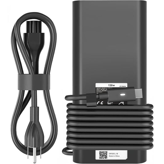 130W USB C Laptop Charger Compatible with Dell Precision 5530 5550 5560 5570 5750 5760 5770,Latitude 5401 5411 5501 5511 5520,XPS 15 17 9575 9500 9700