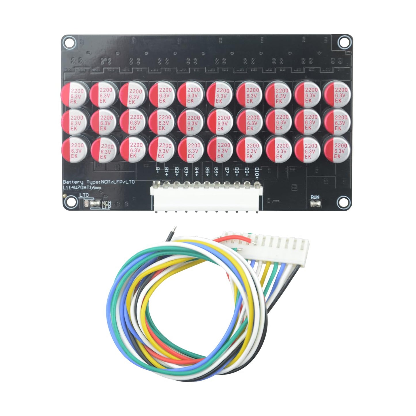 LVNOON 5.5A 5S to 21S 5S 6S 7S 8S 9S 10S 12S 14S 16S 17S 21S Smart Active Balancer Active Equalizer Balancer for li-ion NCM Lifepo4 LFP LTO Battery…