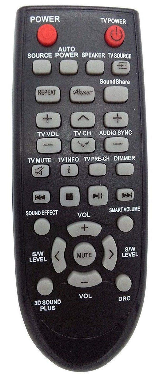 New Replacement Remote Control for Samsung AH59-02547A HW-FM45 HW-F550 HW-FM45C HW-E450/ZA HW-E450C HW-E450/ZA Soundbar