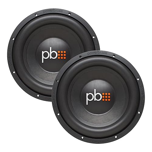 PowerBass 2 S-1204D 12" Dual 4-Ohm Subwoofers